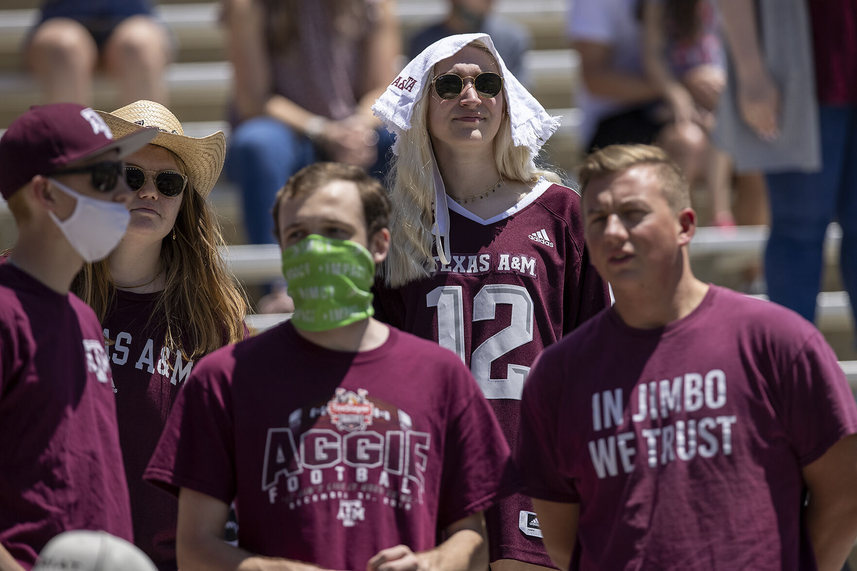 Maroon & White